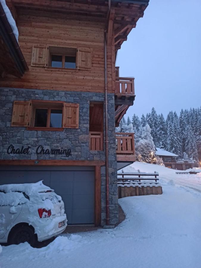 Chalet Charming B And B Les Gets Bagian luar foto