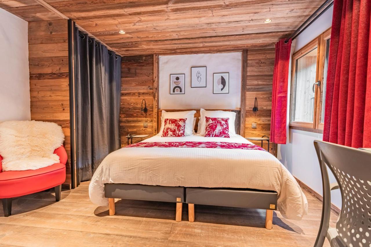 Chalet Charming B And B Les Gets Bagian luar foto