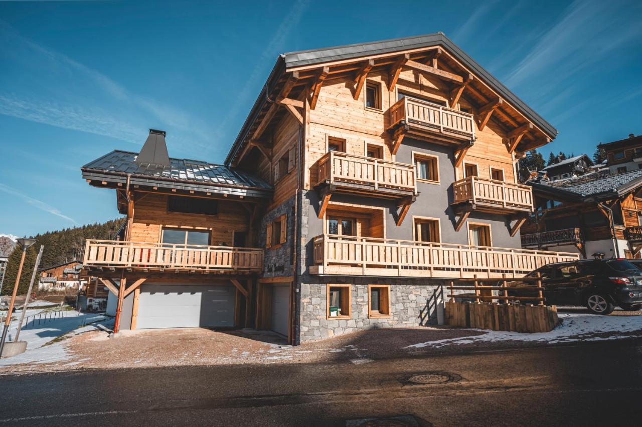 Chalet Charming B And B Les Gets Bagian luar foto