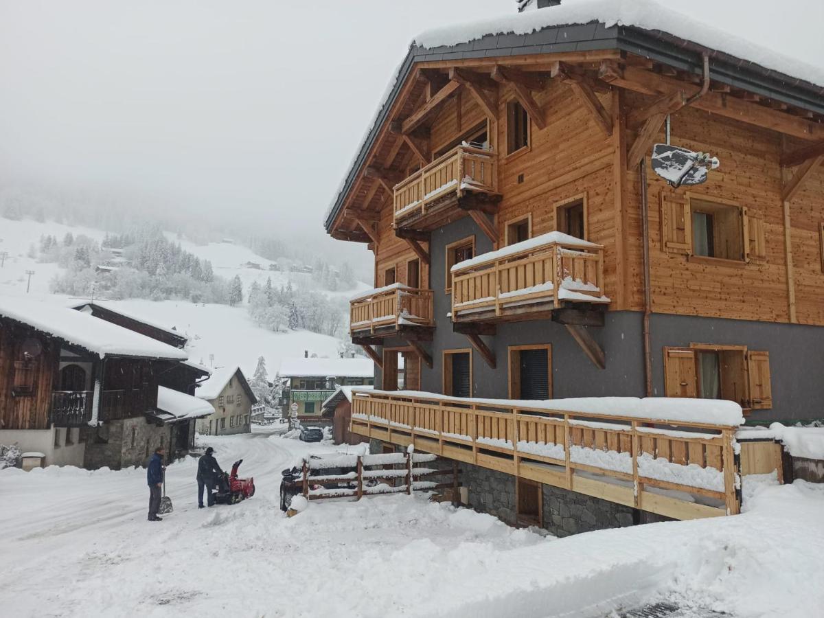 Chalet Charming B And B Les Gets Bagian luar foto