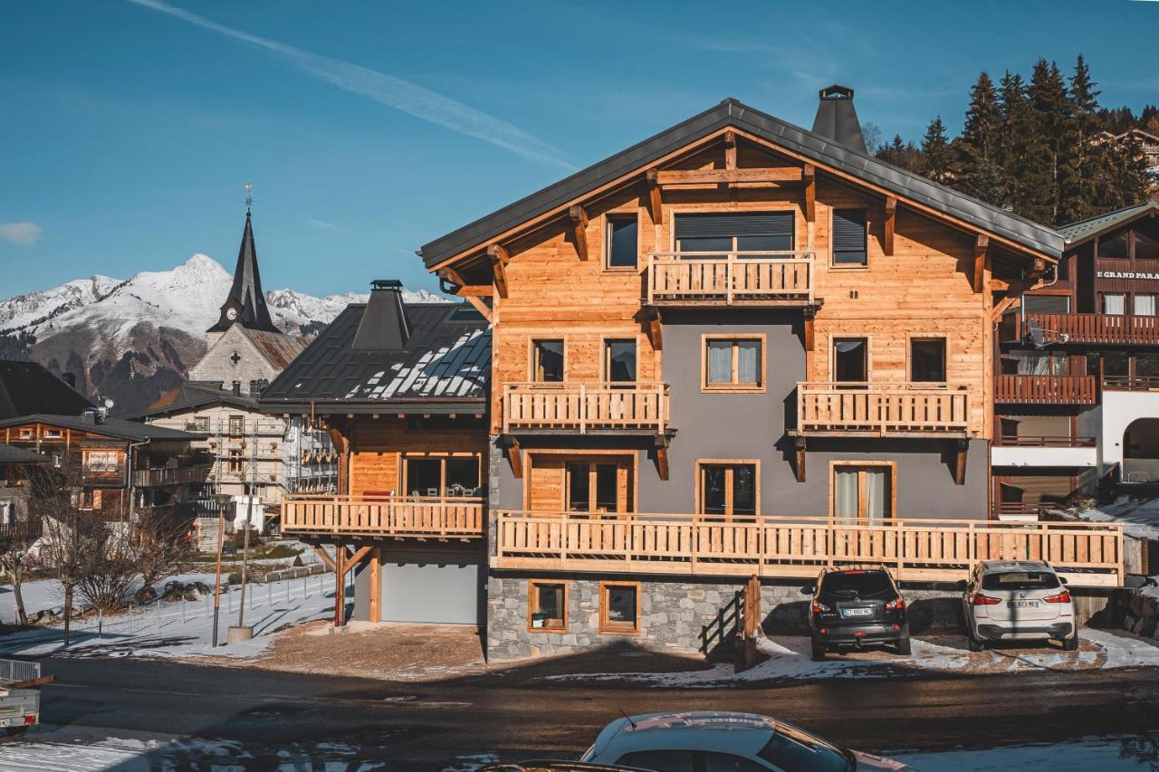 Chalet Charming B And B Les Gets Bagian luar foto
