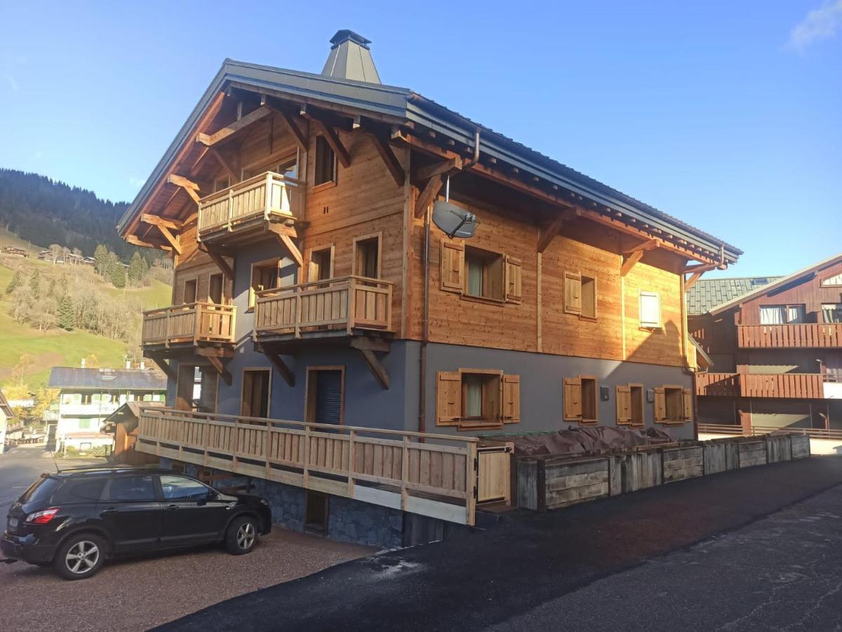Chalet Charming B And B Les Gets Bagian luar foto