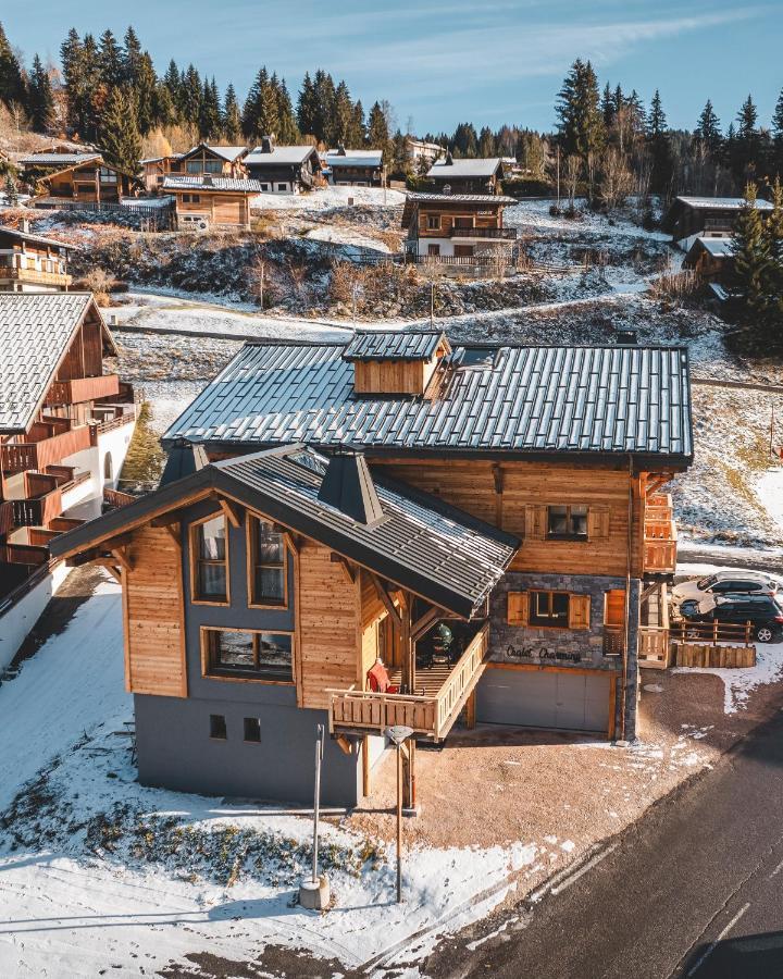 Chalet Charming B And B Les Gets Bagian luar foto