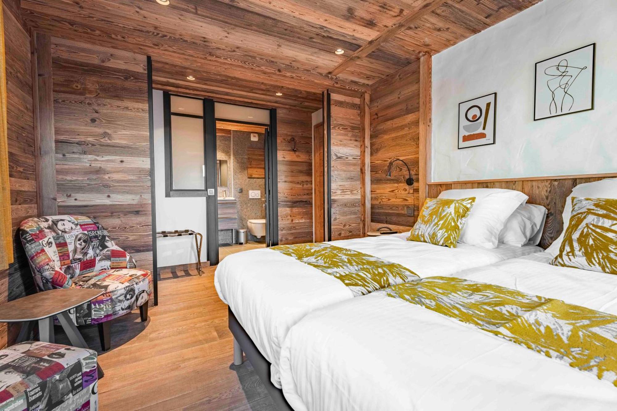 Chalet Charming B And B Les Gets Bagian luar foto