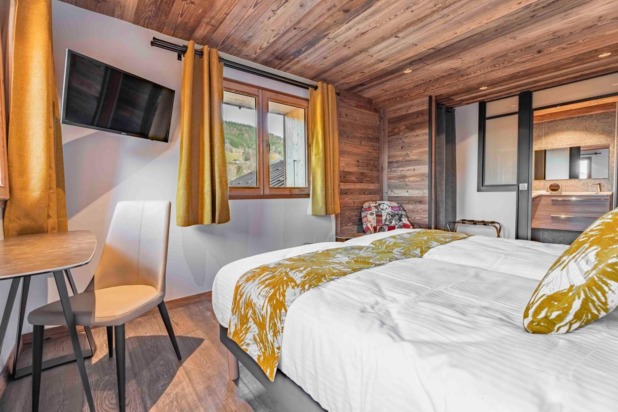 Chalet Charming B And B Les Gets Bagian luar foto