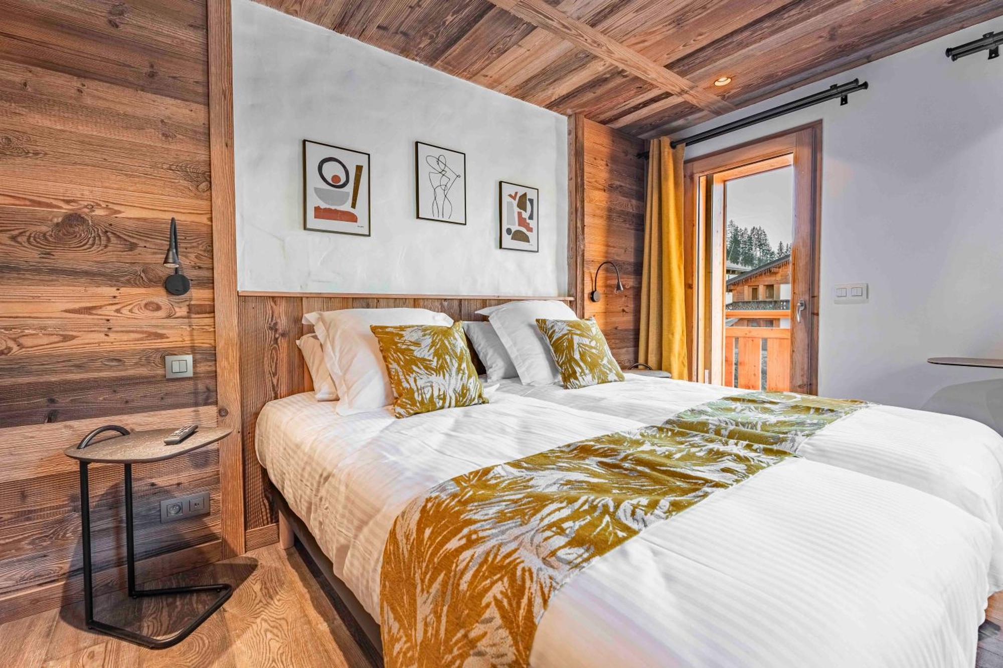 Chalet Charming B And B Les Gets Bagian luar foto