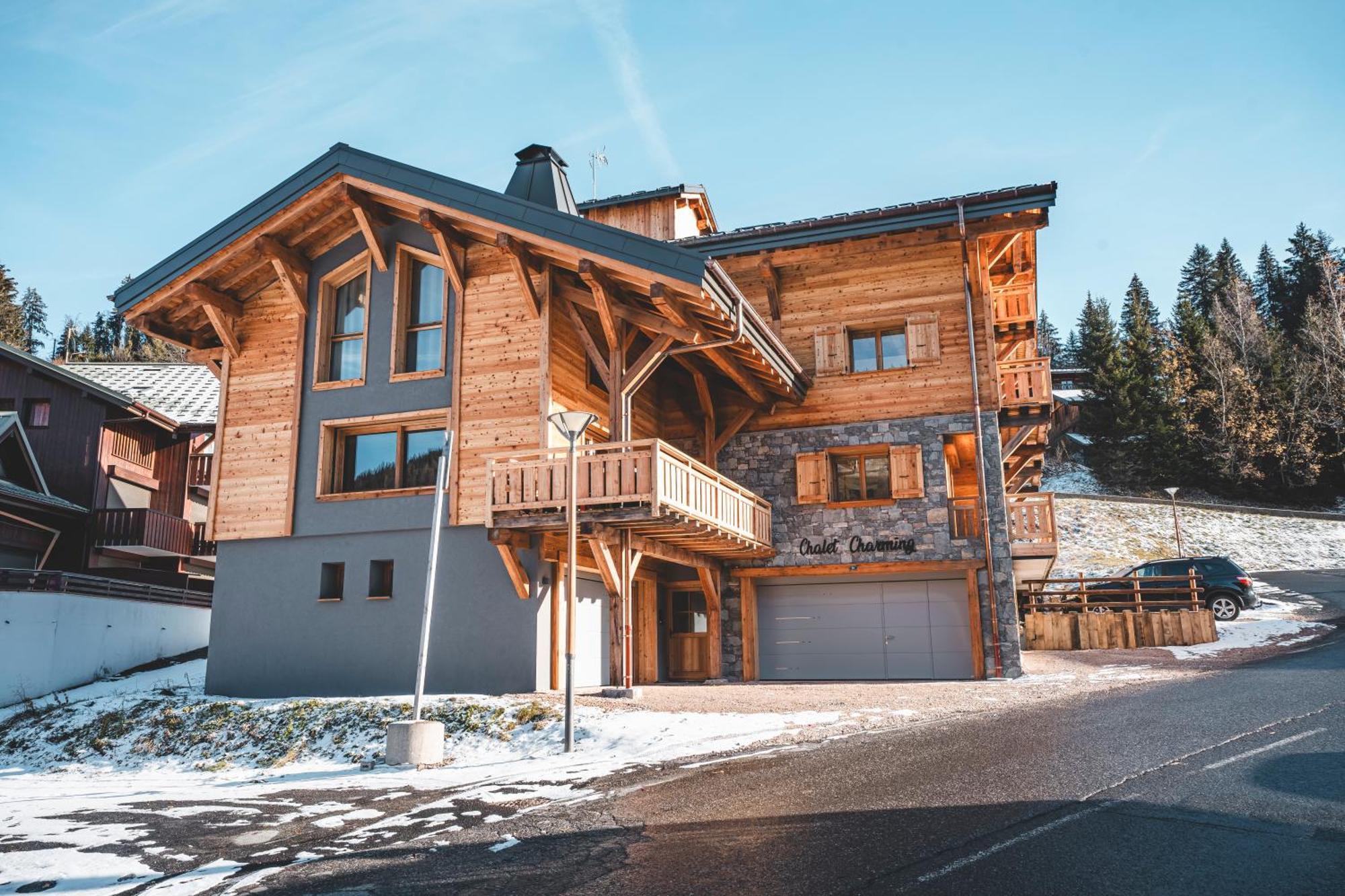 Chalet Charming B And B Les Gets Bagian luar foto