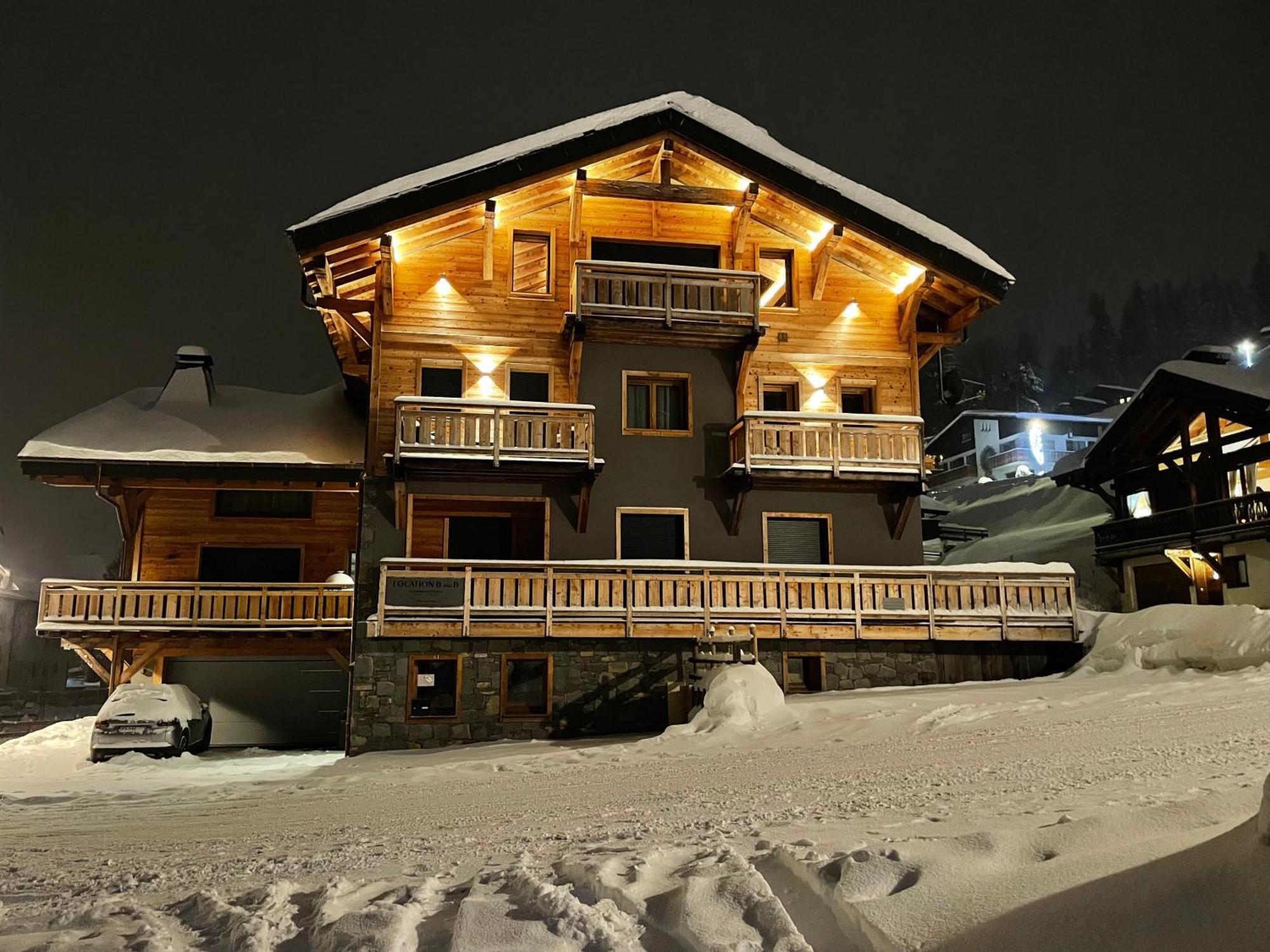 Chalet Charming B And B Les Gets Bagian luar foto