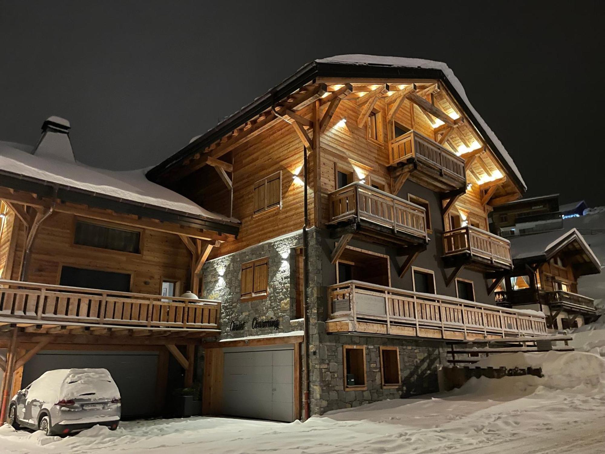 Chalet Charming B And B Les Gets Bagian luar foto